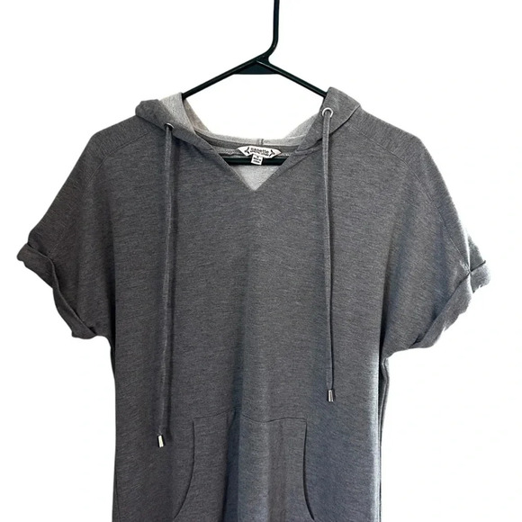 Nanette Lepore Gray Sweatshirt Dress Sz S - Picture 2 of 4